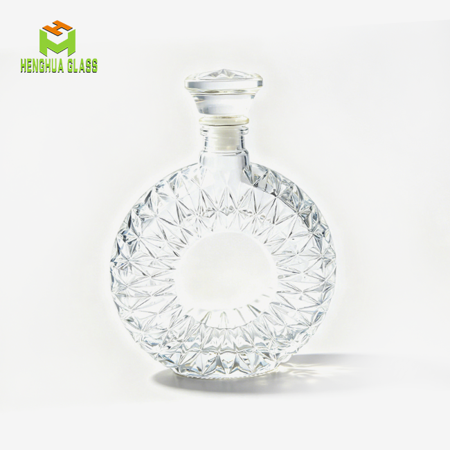 Clear Glass Wine Bottles